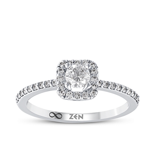 0,38 Karat Tektaş Pırlanta Yüzük